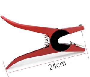 Pince à étiquettes d'oreille en acier inoxydable pour animaux, perforateur de trou d'oreille pour bovins, ovins et porcins - Product Image 1