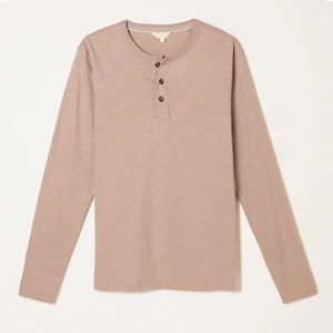 Camiseta Henley térmica de fabricación profesional para hombre, proveedor directo de fábrica, ropa informal, camiseta de manga larga para hombre - Product Image 3