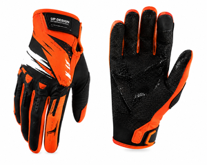 Gants de motocross premium orange pour la moto, la course, la protection des doigts, équipement sportif antidérapant et respirant - Product Image 4