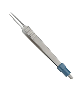 Pinzas bipolares manuales Ariston de 20 cm, tipo bayoneta, de acero inoxidable, juego de instrumentos, pinzas bipolares tipo bayoneta azules en venta - Product Image 1