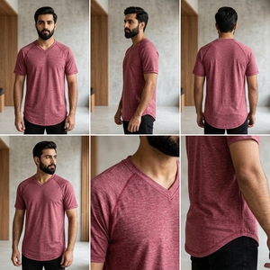 T-shirt de sport léger ProudEase, tissu doux et lisse, tenue décontractée et tendance - Product Image 3