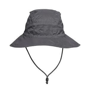 Adjustable Wide Brim Bucket <b>Hat</b> Nylon Mesh Unisex Outdoor Casual Solid Color Adult Spring <b>Summer</b> - Product Image 2