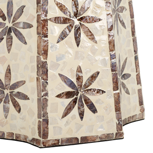 Table basse bohème en bois avec incrustations de nacre, faite à la main, durable et écologique, mobilier de maison du Vietnam, vente en gros - Product Image 4