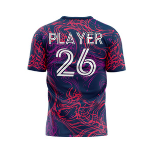 Camiseta de Fútbol Personalizada Premium con Cuello en V, 100% Poliéster, Cosida, Elástica en Cuatro Direcciones, Kit de Entrenamiento para Equipo de Fútbol, Secado Rápido, Alta Calidad - Product Image 6