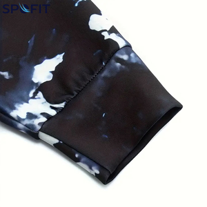 เสื้อฮู้ดดี้แบบซับลิเมชั่น ผ้าฝ้าย 100% ผ้าฟลีซสำหรับฤดูหนาว เสื้อคลุมแบบสวมหัว เป็นมิตรกับสิ่งแวดล้อม ระบายอากาศได้ดี มีกระเป๋า  แบบเรียบสีพื้น  ลำลอง - Product Image 5