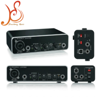 Interface audio USB HUASHENG, préamplificateur de micro Midas, carte son pour bassistes
