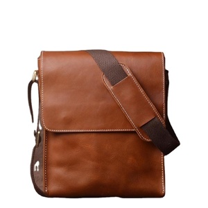 Vintage Handmade Genuine Leather <b>Waterproof</b> Sling <b>Bag</b> Crossbody <b>Shoulder</b> <b>Bag</b> with Adjustable Strap Unisex - Product Image 5