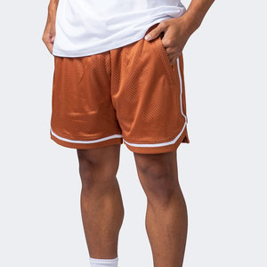 Custom Printed Fashion Gym Men's Shorts Quick Dry Sublimation Basketball All Over Print <b>Polyester</b> High Quality Mesh Shorts - Product Image 1