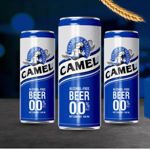 Cerveza sin Alcohol de Alta Calidad, 0.0% Alcohol, en Botellas/Latas de 330 ml, Cerveza sin Alcohol Camel en Lata Delgada de 330 ml, OEM, ODM, Marca Privada - Product Image 4