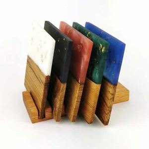 Juego de Posavasos de Resina Epoxi Hechos a Mano de Alta Demanda para Té y Café |   Protección Premium para Mesas Cuadradas y Redondas - Product Image 4