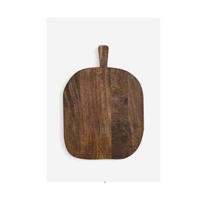 Tabla de cortar de madera duradera con superficie pulida lisa, diseñada para las tareas diarias de cortar verduras, frutas, carne y pan. - Product Image 3