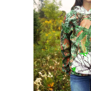 Sweat-shirt à capuche camouflage Real Tree, streetwear, mode urbaine, pull-over, logo personnalisé, fournisseur OEM, vente en gros - Product Image 3