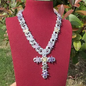 Colgante de Moissanita de Alta Calidad con Diseño de Pera, Joyería de Lujo Iced para Hip Hop, Piedras con Engaste Seguro, Uso Diario, Compromiso - Product Image 2