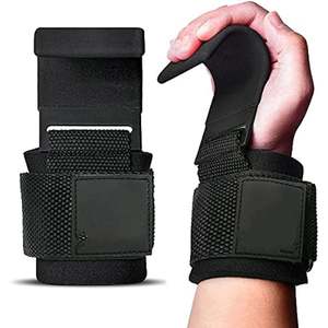 Heavy-Duty Adjustable High Stretch Lightweight Wrist Band Padded Grip Enhancing Deadlift Pull-Up Straps for Weightlifting Gym - Product Image 2