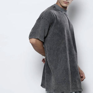 Nouvelle Arrivée 2026 – T-shirts délavés à l'acide les plus vendus – Tissu en toile respirant de haute qualité, couleurs et logo personnalisables, décontracté pour homme - Product Image 5