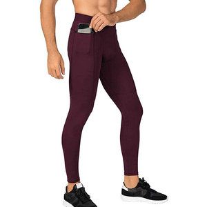 Collants de sport pour hommes à compression, séchage rapide, élastiques, pour l'entraînement, la gym et le fitness - Product Image 5