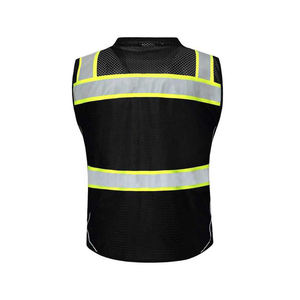Chaleco de Seguridad Reflectante de Alta Visibilidad Unisex, Malla de Poliéster Transpirable, Múltiples Bolsillos, Detección de Agujas, Ropa de Trabajo, Transferencia de Calor - Product Image 2
