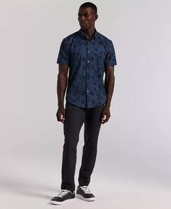 Camicia da uomo a maniche corte con stampa floreale Slim Fit | Perry Ellis - Product Image 2