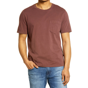 T-shirt personnalisé pour homme 100% coton, super doux, respirant, anti-rides, col ras du cou, manches courtes, séchage rapide, tissu léger tricoté - Product Image 5