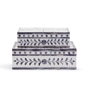 Boîtes en os incrustées pour la vente en gros, destinées aux boutiques de cadeaux, aux détaillants et aux entreprises de décoration intérieure, disponibles comme boîtes de rangement décoratives - Product Image 1