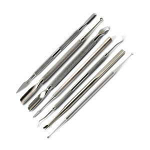 Ensemble de 10 outils professionnels pour le soin de la peau et des ongles, pousse-cuticules, cuillère, nettoyeur d'ongles, nettoyage des ongles, manucure, pédicure - Product Image 6