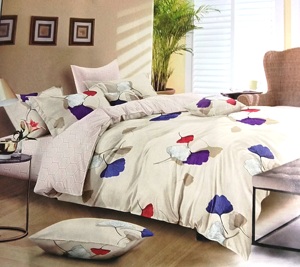 Hot Selling New Frosted Double Queen King Size Dormitory Hotel Ultra Fine Fiber 200TC Anti-static Bed <b>Sheet</b> Set Printed <b>Flat</b> Bed - Product Image 6
