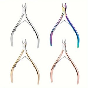 Professional Nail Cuticle Nipper Scissors Stainless Steel Manicure Clipper Dead <b>Skin</b> Remover Pedicure Ametrine Surgical <b>New</b> - Product Image 4