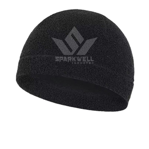 Gorro Unisex Negro, 100% Poliéster, Color Sólido, Estilo Casual para Exteriores, 56-58CM de Circunferencia de Cabeza, Tejido Plano - Product Image 2