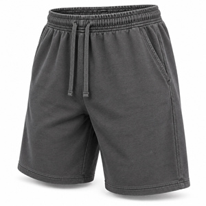 Pantalones Cortos de Algodón al por Mayor, con Lavado Ácido Frontal, Estilo Desgastado, Holgados, para Hombre, Informales, para Correr, Ropa de Verano Transpirable con Cierre de Cordón - Product Image 2