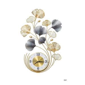 Retro Wall Decoration <b>Art</b> Metal Flower Hanging Wall <b>Clock</b> Bedroom Decorative Fancy <b>Clock</b> for Living Room & Office Wall <b>Clock</b> - Product Image 4
