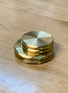 Disque rond vierge en laiton massif pour gravure laser, estampage de logo personnalisé, étiquettes métalliques personnalisées, artisanat DIY - Product Image 5