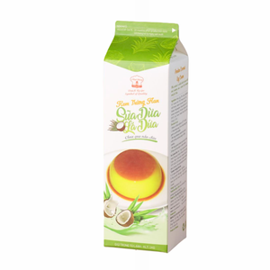 ครีมเทียมขายส่งยอดนิยม บริการ OEM/ODM ฮาลาล สำหรับเบเกอรี่ ขนมหวาน ครีมมะพร้าวใบเตย ไข่ขาว 1 กก. สีขาว 18 ชิ้น - Product Image 1