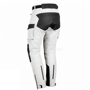 Pantalon en cuir pour moto homme, durable, confortable, idéal pour les voyages sur autoroute et la conduite quotidienne - Product Image 4