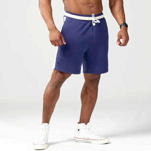 Pantalones Cortos Deportivos para Hombre, Transpirables, Impermeables, de Secado Rápido, para Gimnasio, Fitness, Cintura Elástica Media, 100% Algodón - Product Image 3