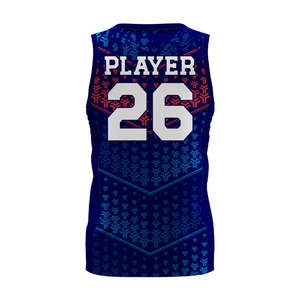 Uniforme de Baloncesto Personalizado Clásico de Talla Grande, Tejido de Malla Transpirable de Poliéster, Logotipo y Nombre Impresos Digitalmente, Reversible - Product Image 6
