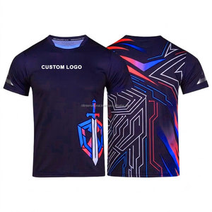 Maillot de football personnalisable pour homme, manches courtes, ajusté, 100 % polyester, anti-humidité, impression par sublimation, logo avant, toutes saisons - Product Image 4