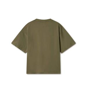 T-shirt en coton personnalisé pour homme, coupe oversize streetwear, style boxy, prix usine, vente en gros, t-shirts à épaules tombantes - Product Image 4