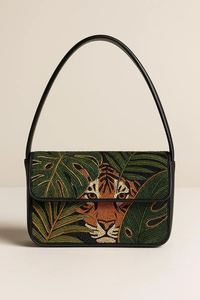 Sac à bandoulière à thème golf avec perles et nom brodé Melissa, style preppy, poignée verte, usage quotidien - Product Image 6