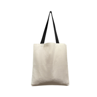 Sac fourre-tout en tissu de coton librement personnalisé Logo personnalisé avec sérigraphie pour les cadeaux de promotion