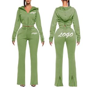 Conjunto Deportivo Personalizado con Logotipo 2026, Ropa para Mujer, Sudadera con Capucha y Cremallera, Pantalones, Conjunto Deportivo - Product Image 6