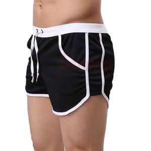 Pantalones cortos de fitness para hombre al por mayor personalizados con bolsillos, ropa de calle, pantalones cortos de fitness cómodos de algodón para hombre al por mayor - Product Image 1