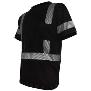 Working T Shirts Men Reflective CE Certified Lightweight High Visibility Polyester Workwear Road Construction Industrial Safety - Product Image 2