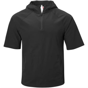 Blouson de baseball unisexe coupe-vent à manches courtes en tissu tissé extensible à dos plat pour sports d'hiver en plein air – Vente en gros - Product Image 5