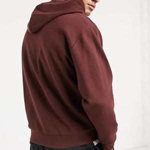 Custom Streetwear Hoodie <b>Plain</b> Heavyweight Cotton Material Pullover Blank Oversized Casual Breathable Men's <b>Hoodies</b> - Product Image 2