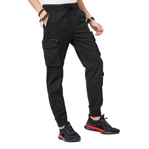 Pantalon cargo et pantalon pour homme en coton de haute qualité, fabrication artisanale de qualité supérieure, style de vie actif, mouvements flexibles, Solid Trader. - Product Image 2