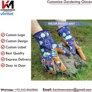 Gants de jardinage durables, paume renforcée, respirants, extensibles, légers, confortables, adaptés au travail paysager - Product Image 2