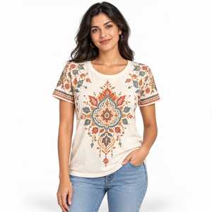 Camiseta para Mujer con Material Cómodo, Ligero y de Alto Rendimiento, Ajuste Flexible para un Estilo Casual Moderno y Uso Diario - Product Image 1