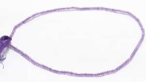Cuentas facetadas de amatista africana natural AAA de 2 mm, micro cuentas facetadas de amatista para la fabricación de joyería, suministros al por mayor. - Product Image 2