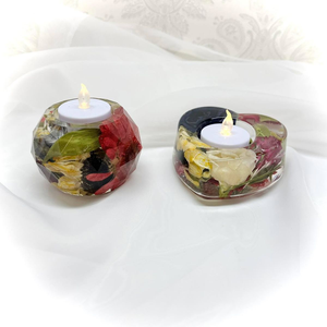 Porte-bougie décoratif en résine pour la maison et les événements, élégant porte-bougie en résine - Product Image 1