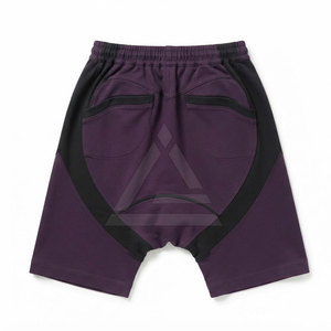 Pantalones Cortos Urbanos de Estilo Holgado para Hombre, Pierna Ancha, Cintura Baja con Cordón, Mezcla de Algodón, Moda Urbana - Product Image 2